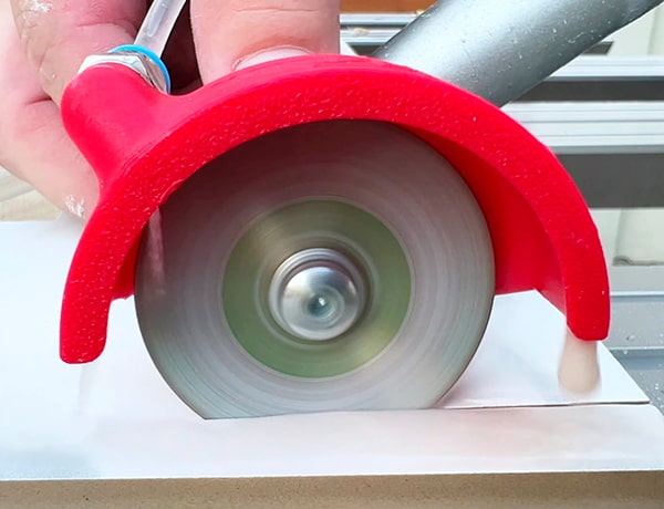 Порезка плитки гравером Proxxon и диск Дистар Батерфляй Порезка плитки гравером Proxxon и диск Дистар Батерфляй