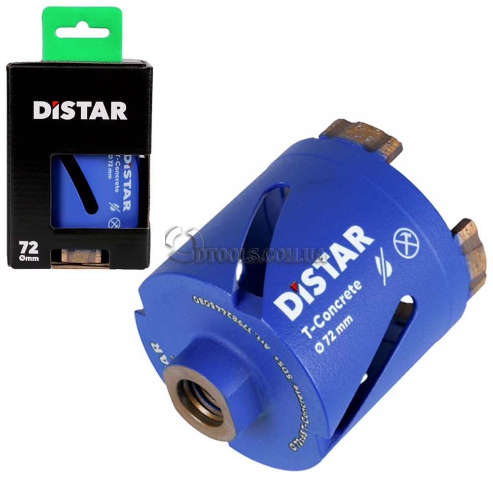 Алмазная коронка Distar САСС-W T-Бетон (без переходника) - Доп. фото 1