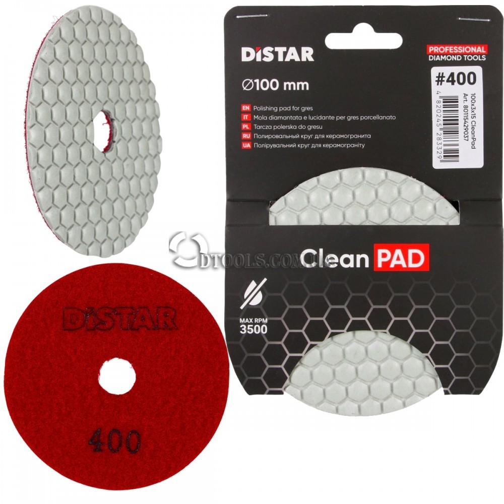 Полировальный алмазный круг Distar CleanPad 100 mm - Доп. фото 3