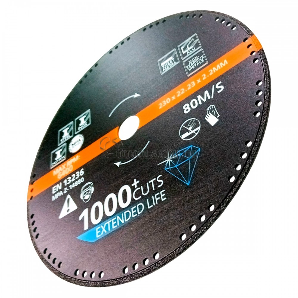 Алмазный диск по металлу 230мм Alligator - Доп. фото 2