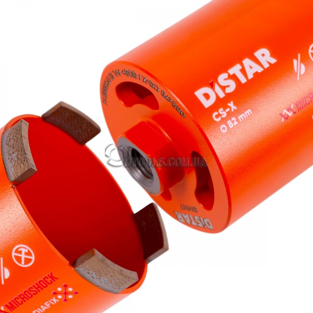 Коронка по бетону для подрозетников Distar CАСС CS-X SDS+ - Доп. фото 1