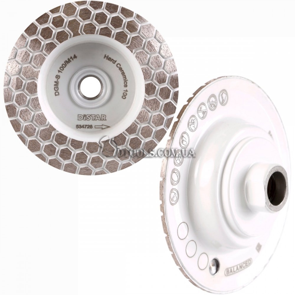 Фреза Distar DGM-S 100 mm Hard Ceramics - Доп. фото 3