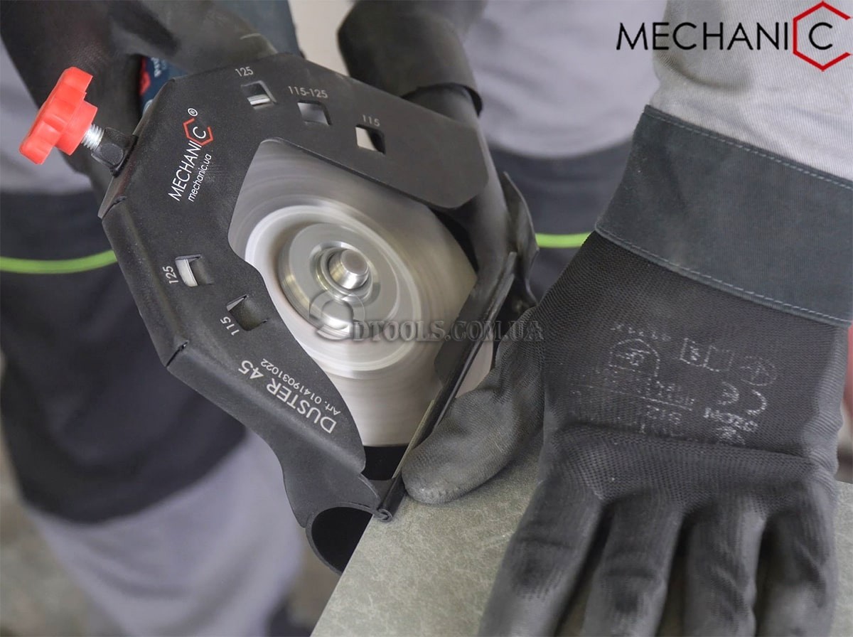 Насадка на болгарку Mechanic Duster 45 для заусовки - Доп. фото 1