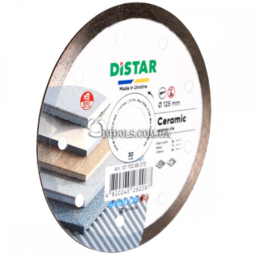 Круг по керамограниту Distar Ceramic 125 - Доп. фото 2
