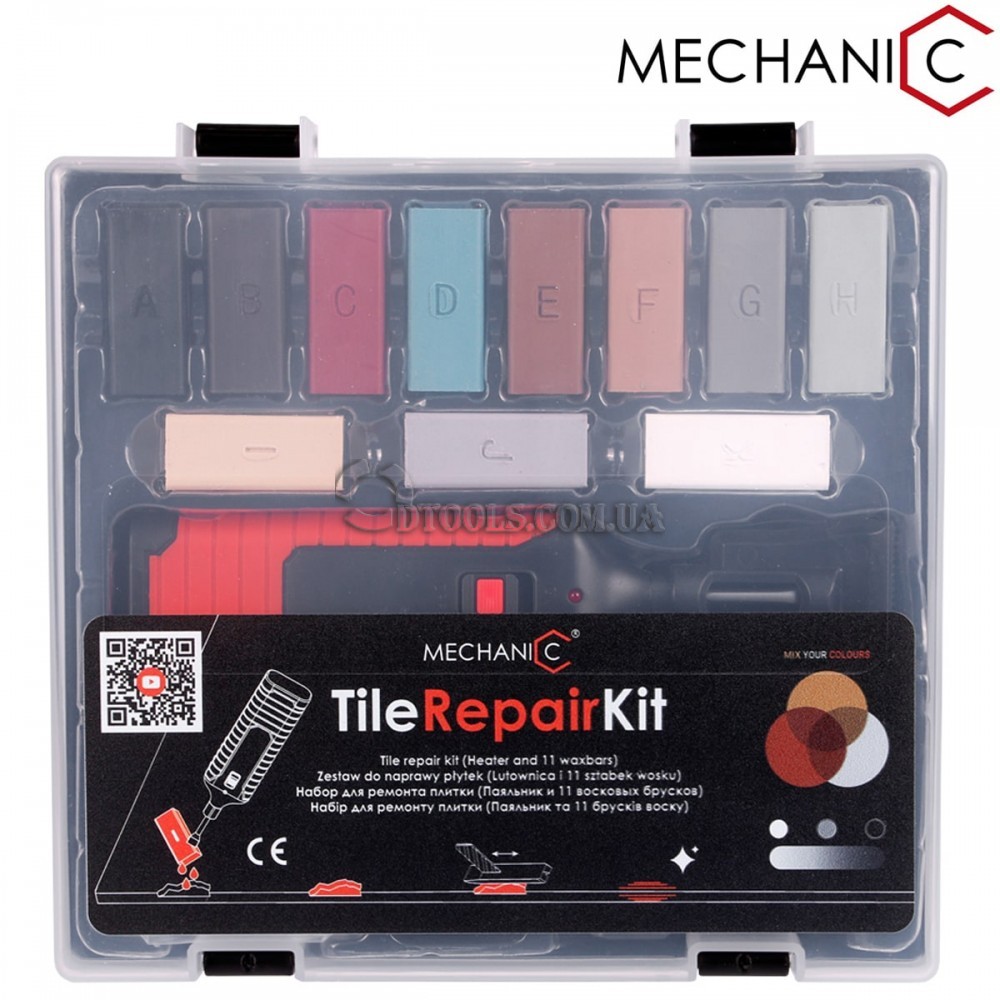 Набор для реставрации керамической плитки Mechanic TileRepairKit - Доп. фото 1