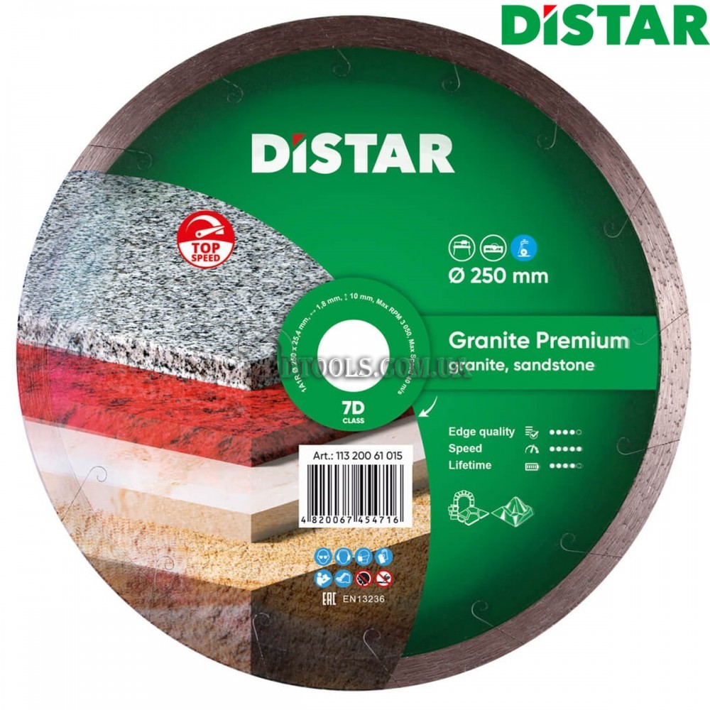 Круг алмазный Distar Granite Premium 1A1R - Доп. фото 1
