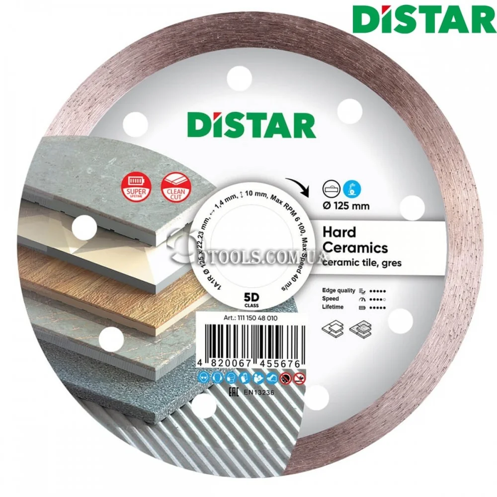 Круг алмазный Distar Hard Ceramics 1A1R