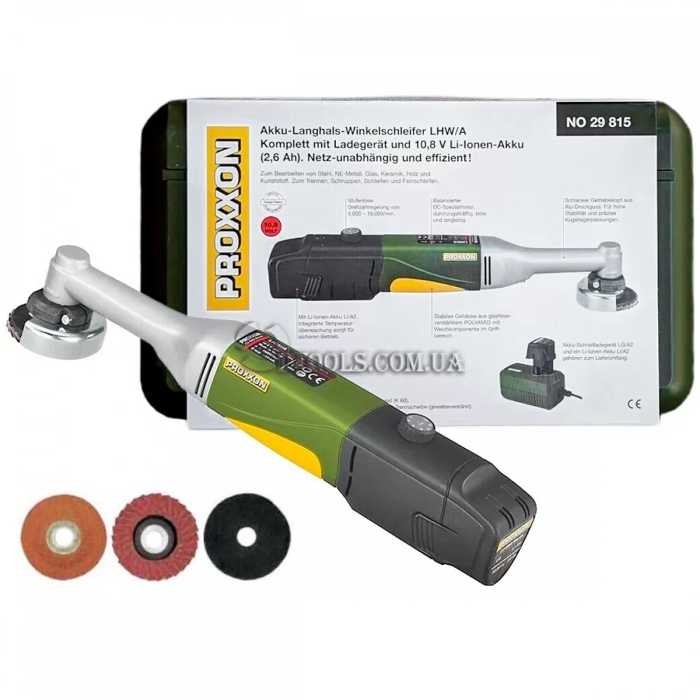 Аккумуляторная шлифмашина-гравер Proxxon LHW/A (29815)