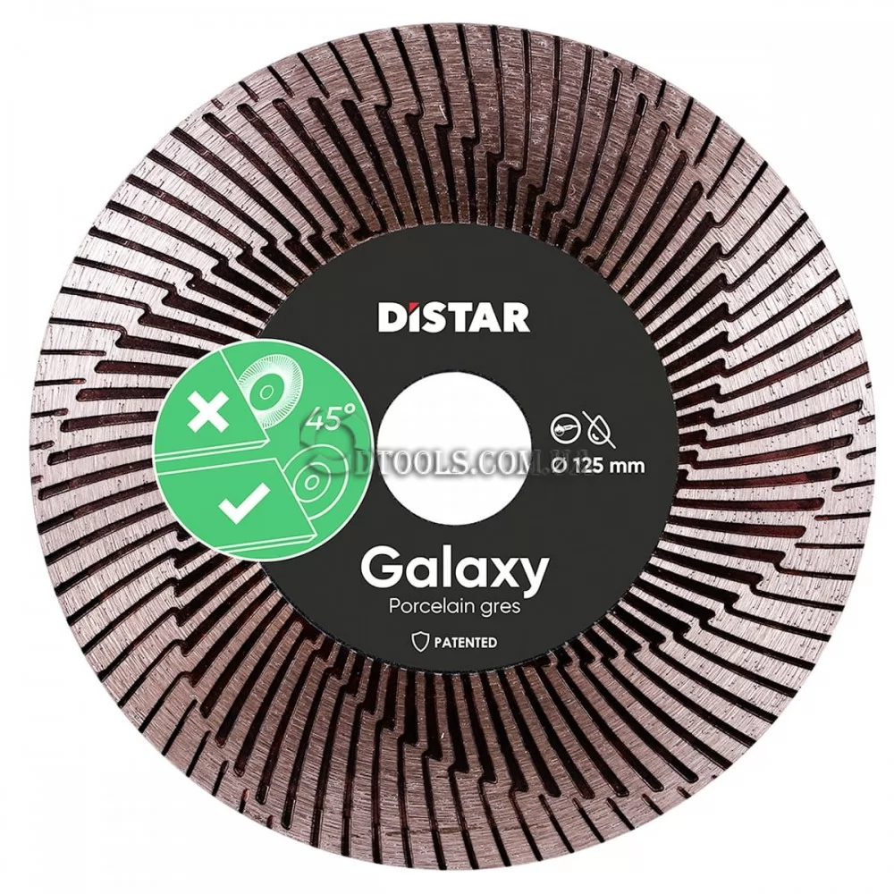 Круг алмазный Distar Galaxy 125 для реза плитки под 45°