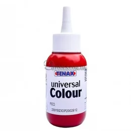 Цветные красители в тюбиках TENAX PASTA Colorante — красный (75 мл)